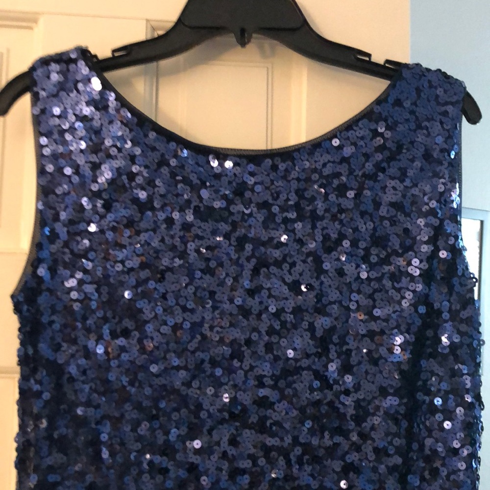 Blue Sequins dress